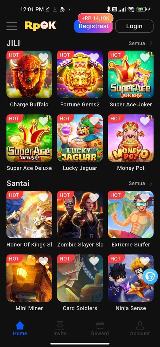 Screenshot RpOK - Withdraw